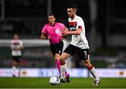 1 October 2020; Michael Duffy of Dundalk during the UEFA Europa League Play-off match between Dundalk and Ki Klaksvik at the Aviva Stadium in Dublin. Photo by Ben McShane/Sportsfile