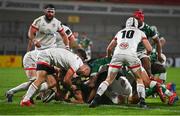 2 October 2020; Marco Lazzaroni of Benetton scores his side's first try during the Guinness PRO14 match between Ulster and Benetton at the Kingspan Stadium in Belfast. Photo by David Fitzgerald/Sportsfile