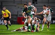 2 October 2020; Jayden Hayward of Benetton is tackled by John Cooney of Ulster during the Guinness PRO14 match between Ulster and Benetton at the Kingspan Stadium in Belfast. Photo by David Fitzgerald/Sportsfile