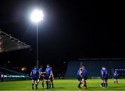 2 October 2020; Leinster players congratulate each other following the Guinness PRO14 match between Leinster and Dragons at the RDS Arena in Dublin. Photo by Ramsey Cardy/Sportsfile