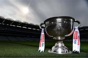 7 October 2020; (EDITOR'S NOTE: This image was created using a starburst filter) The Sam Maguire Cup at the Sky Sports GAA Championship launch at Croke Park in Dublin. Sky will open its coverage to more GAA fans by airing ALL of its 14 GAA Championship fixtures live on Sky Sports Mix, a channel more widely available to all Sky customers and on other TV platforms. It means that even those that do not have a Sky Sports subscription will be able to watch the games. Sky Sports Mix is available in approximately 900,000 homes in Ireland on Sky Channel 416 and Virgin Media channel 409. Photo by Sam Barnes/Sportsfile