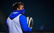 2 October 2020; Leinster academy player Liam Turner, working as a member of the ball team, during the Guinness PRO14 match between Leinster and Dragons at the RDS Arena in Dublin. Photo by Ramsey Cardy/Sportsfile