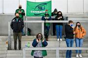 3 October 2020; Connacht supporters during the Guinness PRO14 match between Connacht and Glasgow Warriors at The Sportsground in Galway. Photo by Ramsey Cardy/Sportsfile