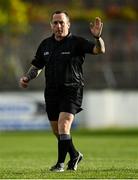 3 October 2020; Referee Niall Colgan during the Kildare County Senior Football Championship Final match between Moorefield and Athy at St Conleth's Park in Newbridge, Kildare. Photo by Piaras Ó Mídheach/Sportsfile