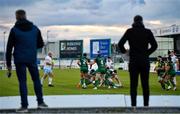 3 October 2020; Supporters watch on during the Guinness PRO14 match between Connacht and Glasgow Warriors at The Sportsground in Galway. Photo by Ramsey Cardy/Sportsfile