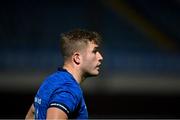2 October 2020; Jordan Larmour of Leinster during the Guinness PRO14 match between Leinster and Dragons at the RDS Arena in Dublin. Photo by Brendan Moran/Sportsfile