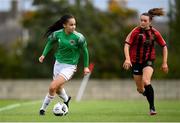 3 October 2020; Lauren Egbuloniu of Cork City during the FAI Women's Senior Cup Quarter-Final match between Bohemians and Cork City at Oscar Traynor Centre in Coolock, Dublin. Photo by Stephen McCarthy/Sportsfile