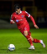 3 October 2020; Denzil Fernandes of Shelbourne during the SSE Airtricity League Premier Division match between Shelbourne and Bohemians at Tolka Park in Dublin. Photo by Stephen McCarthy/Sportsfile