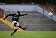 4 October 2020; Luke Connolly of Nemo Rangers takes a free during the Cork County Premier Senior Football Championship Semi-Final match between Nemo Rangers and Duhallow at Páirc Ui Rinn in Cork. Photo by Sam Barnes/Sportsfile