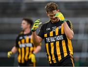 4 October 2020; Leo Donnellan of Mountbellew-Moylough reacts after giving away a free during the Galway County Senior Football Championship Final match between Moycullen and Mountbellew-Moylough at Pearse Stadium in Galway. Photo by Seb Daly/Sportsfile