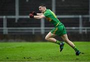 4 October 2020; Aaron Kellaghan of Rhode celebrates scoring his side's first goal during the Offaly County Senior Football Championship Final match between Rhode and Tullamore at Bord na Móna O'Connor Park in Tullamore, Offaly. Photo by Piaras Ó Mídheach/Sportsfile