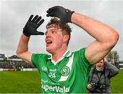4 October 2020; Eoghan Ó Galloichuir of Moycullen celebrates following his side's victory in the Galway County Senior Football Championship Final match between Moycullen and Mountbellew-Moylough at Pearse Stadium in Galway. Photo by Seb Daly/Sportsfile