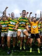 4 October 2020;  Blackrock players including Ross Coleman, centre, celebrate following the Cork County Premier Senior Club Hurling Championship Final match between Glen Rovers and Blackrock at Páirc Ui Chaoimh in Cork. Photo by Sam Barnes/Sportsfile