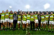 4 October 2020;  Blackrock players celebrate with the Sean Óg Murphy Cup  following the Cork County Premier Senior Club Hurling Championship Final match between Glen Rovers and Blackrock at Páirc Ui Chaoimh in Cork. Photo by Sam Barnes/Sportsfile