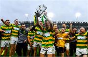 4 October 2020;  Blackrock players, including Ross Coleman celebrate with the Sean Óg Murphy Cup following the Cork County Premier Senior Club Hurling Championship Final match between Glen Rovers and Blackrock at Páirc Ui Chaoimh in Cork. Photo by Sam Barnes/Sportsfile