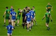 4 October 2020; Players tussle during the Offaly County Senior Football Championship Final match between Rhode and Tullamore at Bord na Móna O'Connor Park in Tullamore, Offaly. Photo by Piaras Ó Mídheach/Sportsfile