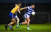 4 October 2020; Brian Hurley of Castlehaven in action against Jamie Burns of St Finbarr's during the Cork County Premier Senior Football Championship Semi-Final match between Castlehaven and St. Finbarr's at Páirc Ui Rinn in Cork. Photo by Sam Barnes/Sportsfile