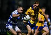 4 October 2020; Michael Hurley of Castlehaven in action against Sam Ryan of St Finbarr's during the Cork County Premier Senior Football Championship Semi-Final match between Castlehaven and St. Finbarr's at Páirc Ui Rinn in Cork. Photo by Sam Barnes/Sportsfile