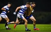4 October 2020; Denis O'Brien of St Finbarr's in action against David Whelton of Castlehaven during the Cork County Premier Senior Football Championship Semi-Final match between Castlehaven and St. Finbarr's at Páirc Ui Rinn in Cork. Photo by Sam Barnes/Sportsfile