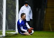 4 October 2020; Anthony Seymour of Castlehaven saves a penalty during the Cork County Premier Senior Football Championship Semi-Final match between Castlehaven and St. Finbarr's at Páirc Ui Rinn in Cork. Photo by Sam Barnes/Sportsfile