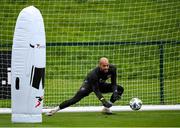 5 October 2020; Darren Randolph during a Republic of Ireland training session at the FAI National Training Centre in Abbotstown, Dublin. Photo by Stephen McCarthy/Sportsfile