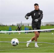 5 October 2020; John Egan during a Republic of Ireland training session at the FAI National Training Centre in Abbotstown, Dublin. Photo by Stephen McCarthy/Sportsfile