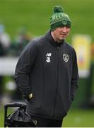 5 October 2020; Colum O’Neill, Republic of Ireland athletic therapist, during a Republic of Ireland training session at the FAI National Training Centre in Abbotstown, Dublin. Photo by Stephen McCarthy/Sportsfile