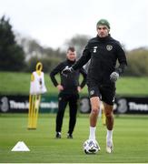 6 October 2020; John Egan during a Republic of Ireland training session at the FAI National Training Centre in Abbotstown, Dublin. Photo by Stephen McCarthy/Sportsfile