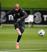 6 October 2020; David McGoldrick during a Republic of Ireland training session at the FAI National Training Centre in Abbotstown, Dublin. Photo by Stephen McCarthy/Sportsfile