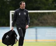 6 October 2020; Assistant manager John O'Shea during a Republic of Ireland U21's training session at Johnstown House in Meath. Photo by Matt Browne/Sportsfile