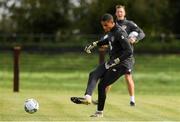 6 October 2020; Gavin Bazunu during a Republic of Ireland U21's training session at Johnstown House in Meath. Photo by Matt Browne/Sportsfile