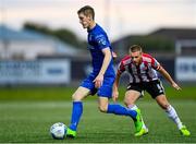 2 October 2020; John Martin of Waterford in action against Conor Clifford of Derry City during the SSE Airtricity League Premier Division match between Derry City and Waterford at Ryan McBride Brandywell Stadium in Derry. Photo by Piaras Ó Mídheach/Sportsfile