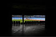 7 October 2020; A general view of the Tehelné pole stadium in Bratislava, Slovakia, ahead of a Republic of Ireland training session. Photo by Stephen McCarthy/Sportsfile