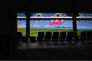 7 October 2020; A general view of the Tehelné pole stadium in Bratislava, Slovakia, ahead of a Republic of Ireland training session. Photo by Stephen McCarthy/Sportsfile