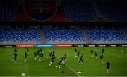 7 October 2020; A general view during a Republic of Ireland training session at Tehelné pole in Bratislava, Slovakia. Photo by Stephen McCarthy/Sportsfile