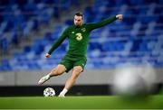 7 October 2020; Shane Duffy during a Republic of Ireland training session at Tehelné pole in Bratislava, Slovakia. Photo by Stephen McCarthy/Sportsfile