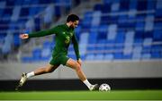 7 October 2020; Derrick Williams during a Republic of Ireland training session at Tehelné pole in Bratislava, Slovakia. Photo by Stephen McCarthy/Sportsfile