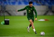 7 October 2020; Derrick Williams during a Republic of Ireland training session at Tehelné pole in Bratislava, Slovakia. Photo by Stephen McCarthy/Sportsfile