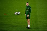 7 October 2020; Conor Hourihane during a Republic of Ireland training session at Tehelné pole in Bratislava, Slovakia. Photo by Stephen McCarthy/Sportsfile
