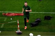 7 October 2020; Aaron Connolly during a Republic of Ireland training session at Tehelné pole in Bratislava, Slovakia. Photo by Stephen McCarthy/Sportsfile