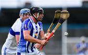 22 August 2020; Luke Corcoran of Ballyboden St Enda's in action against John Hetherton of St Vincent's during the Dublin County Senior A Hurling Championship Quarter-Final match between St Vincent's and Ballyboden St Enda's at Parnell Park in Dublin. Photo by Piaras Ó Mídheach/Sportsfile