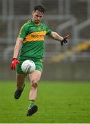 4 October 2020; Niall McNamee of Rhode during the Offaly County Senior Football Championship Final match between Rhode and Tullamore at Bord na Móna O'Connor Park in Tullamore, Offaly. Photo by Piaras Ó Mídheach/Sportsfile