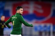 8 October 2020; Shane Long of Republic of Ireland warms-up ahead of the UEFA EURO2020 Qualifying Play-Off Semi-Final match between Slovakia and Republic of Ireland at Tehelné pole in Bratislava, Slovakia. Photo by Stephen McCarthy/Sportsfile