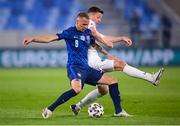 8 October 2020; James McCarthy of Republic of Ireland in action against Ondrej Duda of Slovakia during the UEFA EURO2020 Qualifying Play-Off Semi-Final match between Slovakia and Republic of Ireland at Tehelné pole in Bratislava, Slovakia. Photo by Stephen McCarthy/Sportsfile