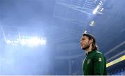 8 October 2020; Jeff Hendrick of Republic of Ireland walks out prior to the UEFA EURO2020 Qualifying Play-Off Semi-Final match between Slovakia and Republic of Ireland at Tehelné pole in Bratislava, Slovakia. Photo by Stephen McCarthy/Sportsfile
