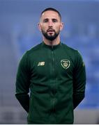 8 October 2020; Conor Hourihane of Republic of Ireland prior to the UEFA EURO2020 Qualifying Play-Off Semi-Final match between Slovakia and Republic of Ireland at Tehelné pole in Bratislava, Slovakia. Photo by Stephen McCarthy/Sportsfile