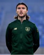 8 October 2020; Jeff Hendrick of Republic of Ireland prior to the UEFA EURO2020 Qualifying Play-Off Semi-Final match between Slovakia and Republic of Ireland at Tehelné pole in Bratislava, Slovakia. Photo by Stephen McCarthy/Sportsfile