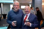 27 April 2019; Pat Hooper and Frank Greally in attendance during the 40th anniversary of the 1979 World Cross Country Championships at the Crowne Plaza in Santry, Dublin. Photo by Sam Barnes/Sportsfile