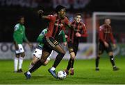 9 October 2020; Promise Omochere of Bohemians during the SSE Airtricity League Premier Division match between Bohemians and Cork City at Dalymount Park in Dublin. Photo by Matt Browne/Sportsfile