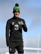 10 October 2020; Callum Robinson during a Republic of Ireland training session at the FAI National Training Centre in Abbotstown, Dublin. Photo by Stephen McCarthy/Sportsfile